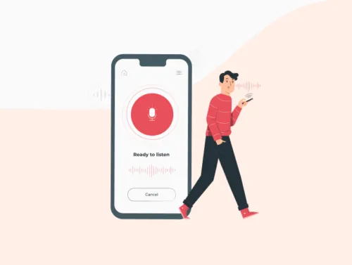 Illustration de l'écoute avec un téléphone