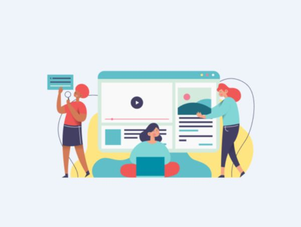 Illustration de la mise en avant des vidéos par les algorithmes des réseaux sociaux