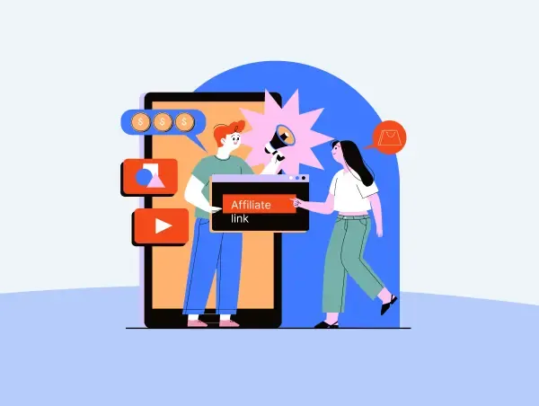 Illustration d'une publication qui a un CTA avec un lien.