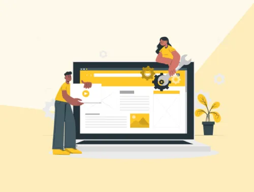Illustration d'une page web est en train d'être crawl