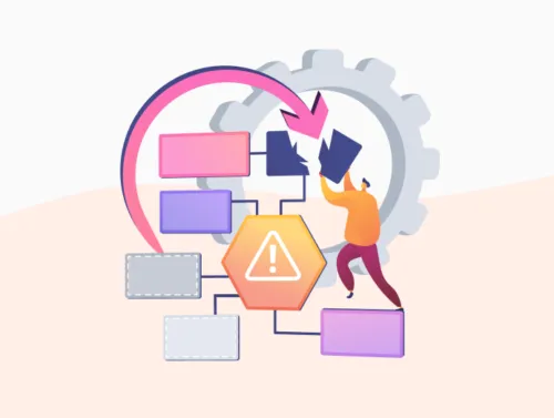 Illustration d'une personne qui perd les données non sauvegardées de son site WordPress.