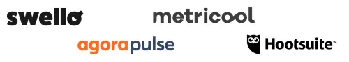 Swello, agorapulse, metricool, hootsuite