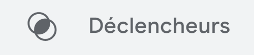 Image des déclencheurs GTM