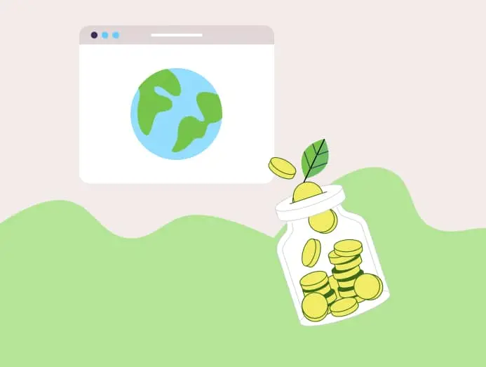 Illustration des économies réalisées grâce à un site web écoconçu