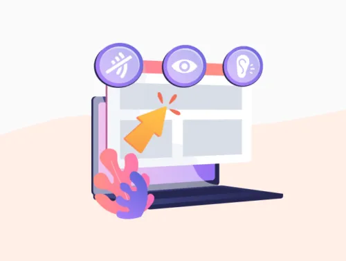 Illustration des outils de navigation adaptés pour la navigation web des personnes malvoyantes