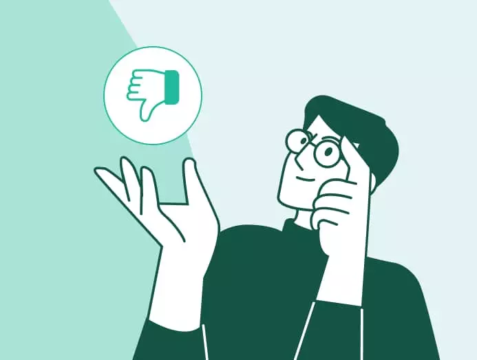 Illustration symbolisant les potentiels aspects négatifs d'un e-commerce Sylius