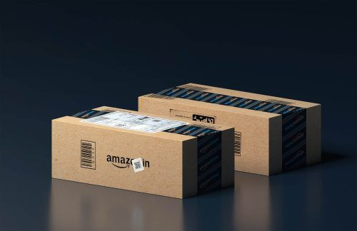 Photo de cartons pour illustrer la marketplace 