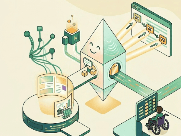 Illustration du rassemblement des différents outils pour mesurer le GEO pour l'IA