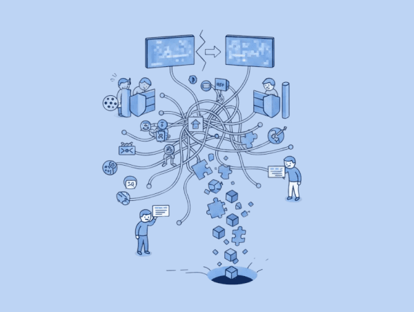 Illustration de la difficulté du suivi des données et de la solution du tracking server-side