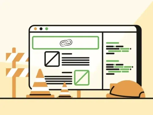 Illustration pour représenter un backlink