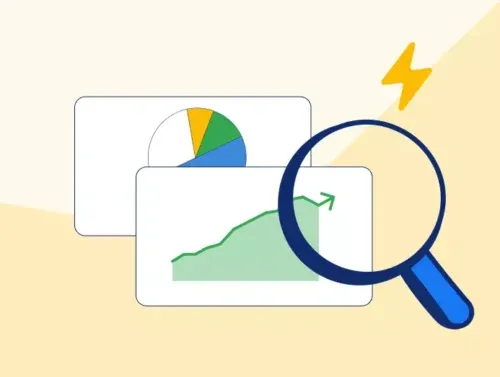 Illustration symbolisant la surveillance et l'analyse de performances SEO de marketplaces.
