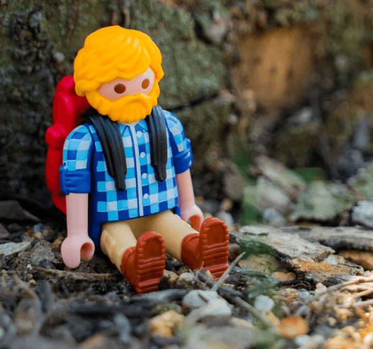 Playmobil en entretien d'embauche