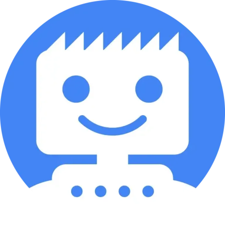 Pictogramme d'un robot de Google