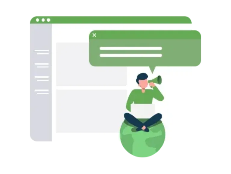 Illustration des pages de sites web qui améliorent leur trafic grâce à sa newsletter