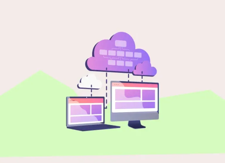 Illustration d'une architecture cloud.