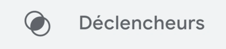 Image des déclencheurs GTM