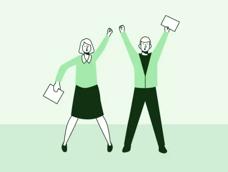 Deux personnes participant