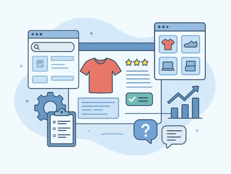 Illustration points d'optimisations d'une fiche produit