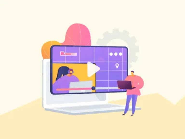 une pub vidéo illustrée