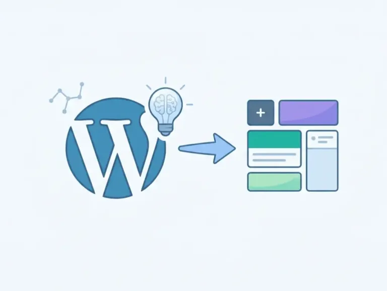 Visuel décrouvant les changements apportés par WordPress 7 concernant l'IA